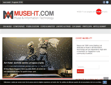 Tablet Screenshot of musei-it.com
